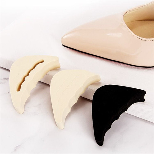 Manufacturer wholesale sponge high heels head plug half size large anti-pain super soft anti-slip anti-fall heel and forefoot pad for women