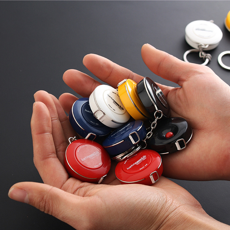 Keychain Mini Soft Ruler Hochstmaas Board Ruler Daily Ruler Measuring Waist Circumference Clothes Ruler 150cm