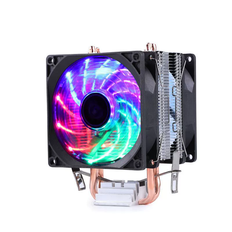 Кулер для процессора, 6 медных тепловых трубок, бесшумный RGB-вентилятор, совместим с LGA1366/1700/X79/2011/AM4