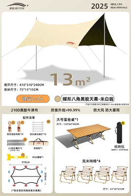 Butterfly-Shaped Canopy Cloth Sunshade – Avtomobil yan çətirləri - 13-octagonal-vinyl-canopy-large-egg-roll-table-kermit-chair4-required