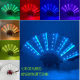 LED luminous rose fan lace folding fan Chinese style plastic fan dance fan foreign trade fan lace fan wedding products