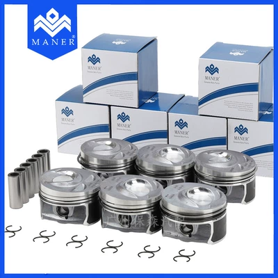 Piston, piston ring, piston pin 6-Cylinder Suitable for Audi