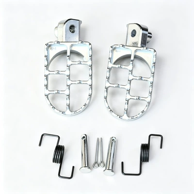 Racing Bikes, Pw50 Pw80 Pedal – Motosiklet ləvazimatları və aksesuarları - aluminum-pedals-silver