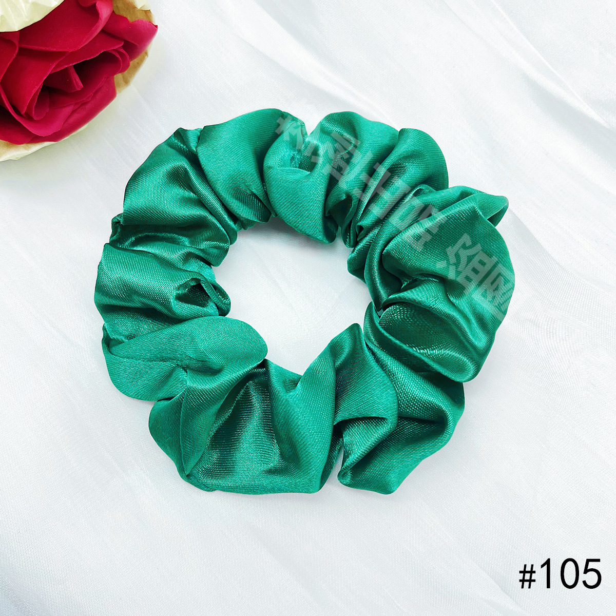 Anillo de cabello de cerdo intestino grueso adornamiento de cabello de mujer cubierta de cuero de cabello de alta elasticidad correa de correa de cabello no daña el cabello Y2K