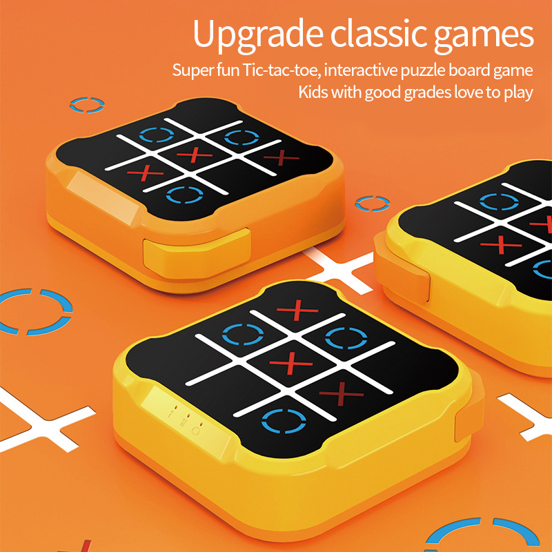 Cross-border Multifunctional Tic Tac Toe Game Console 4-in-1...