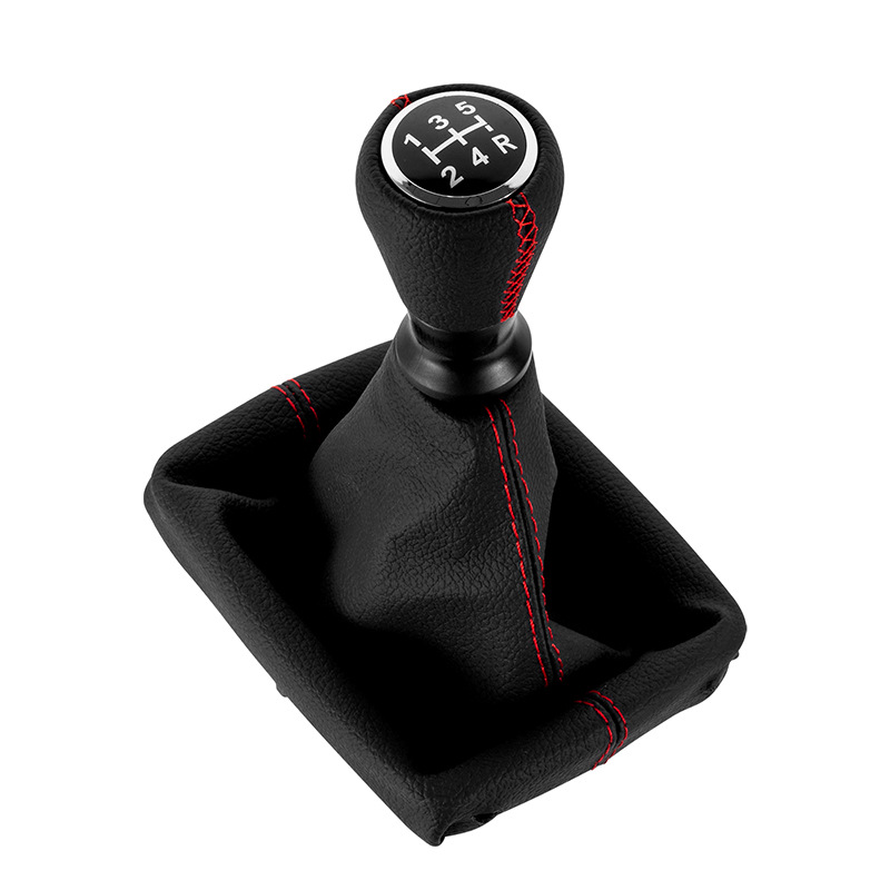 Suitable for Peugeot 206 Leather-Wrapped Handball Shift Dust Cover Gear Lever Handball Square Bottom Dust Cover Integrated