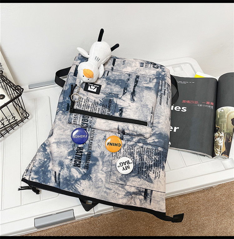 Schoolbag College Students New Japanese Large-capacity Leisure Travel Backpack display picture 13