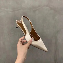 L 83373 Pointed Toe White Heels ��ɫ��ͷ�߸�Ь ŷ���羳