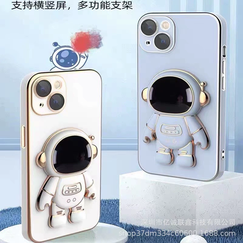 Apple, трёхмерный астронавт, совместимая трубка, iPhone 15, чехол для телефона, линза, защитный чехол, 15promax, iphone