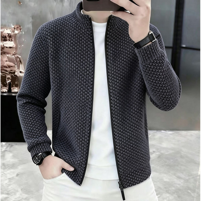 European light luxury winter 2026 men's autumn and winter popular jacket, high-quality thickened in-stock coat, fashionable casual live stream European light luxury winter 2026 men's autumn and winter popular jacket, high-quality thickened in-stock coat, fashionable casual live stream