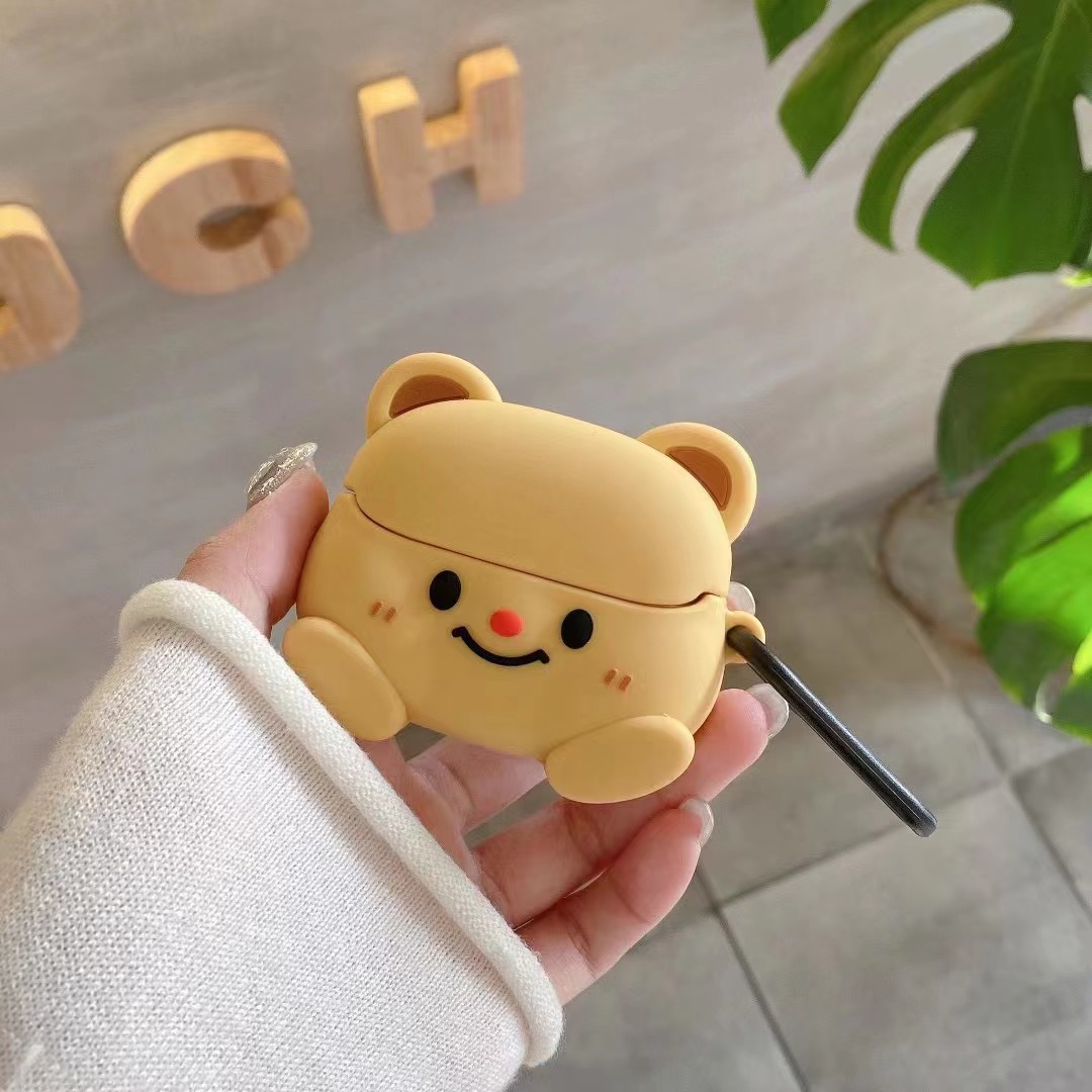 Aplicable Samsung Buds 3pro funda protectora para auriculares Bluetooth inalámbricos silicona tridimensional personalidad de dibujos animados buds3 en stock