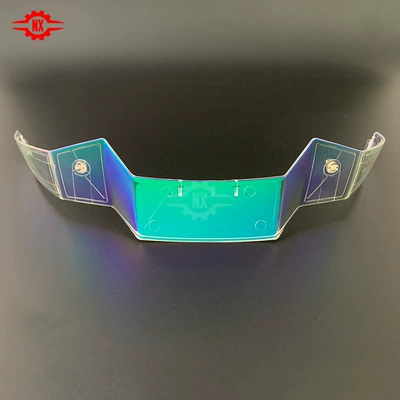 Dəbilqə (Kaska) aksesuarları — tail spoiler motorcycle motorcycle - airflite-tail-aurora-green
