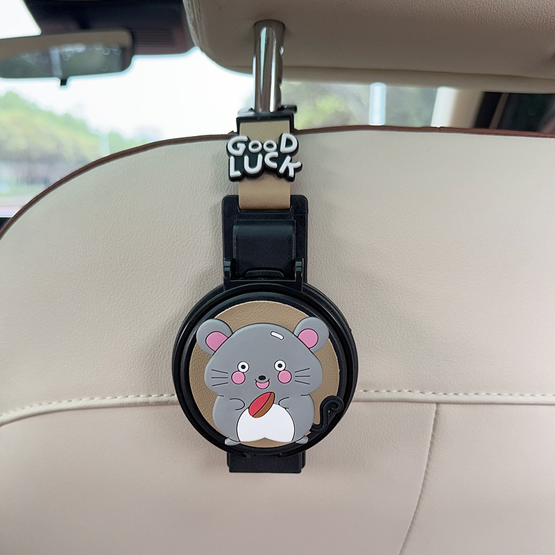 FAW – Multifunctional 2-in-1 Rear Car cup holder/beverage holder - cup-holderhook-2-in-1-beige-rat