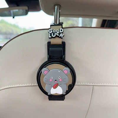 Creative Zodiac-Themed Car Cup Car cup holder/beverage holder - water-cup-holderhook-two-in-one-beige-zi-mouse