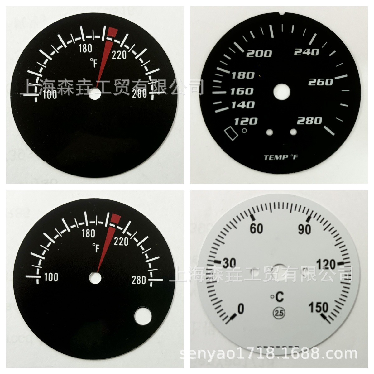 T500C����1.5��˫�����¶ȼƱ���ֱ��120mm ������