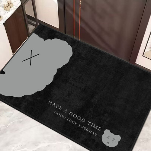 Simple cartoon entry floor mats for home use light luxury wear-resistant anti-slip floor mats entrance door dust-repellent dirty washable floor mats