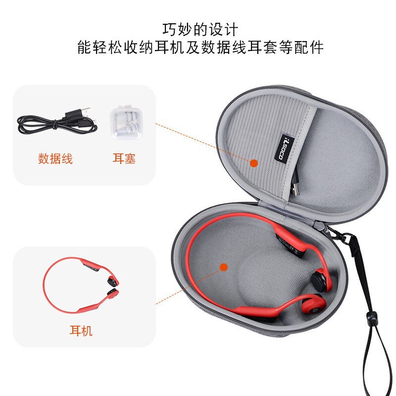 Bone Conduction Headset Storage Bag Shaoyin AfterShokz Storage Box Bone Sensor Bluetooth Sports Headset Protective Cover
