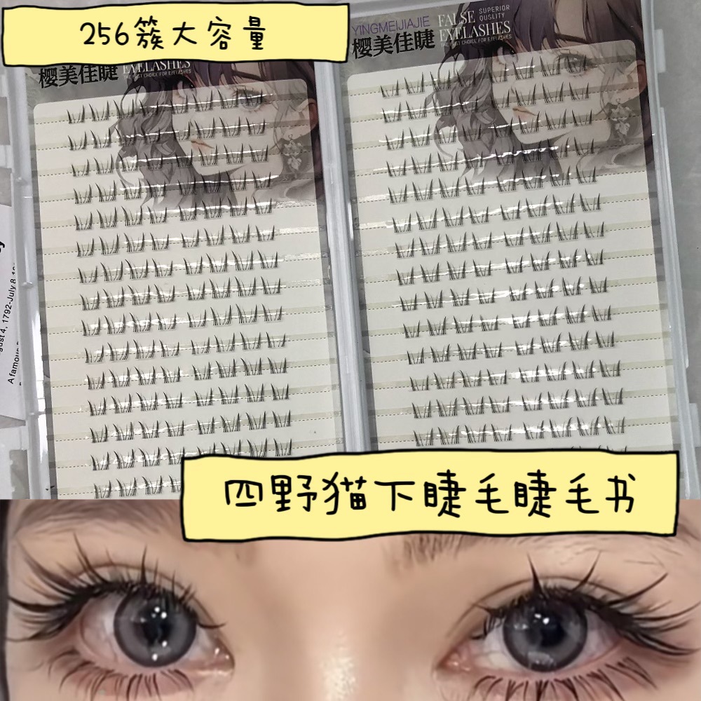 Las pestañas falsas transfronterizas, pestañas falsas