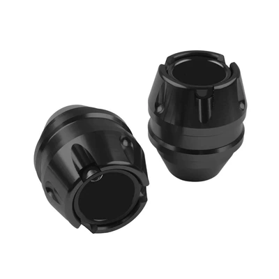 Motorcycle Shock Absorption Modification Accessories Front Fork Cup Cnc Classy Front Fork Cup Personalized Decorative Anti-Fall Cup Electric Motorcycle Universal (Motosiklet ləvazimatları və aksesuarları) - front-wheel-anti-fall-cup-black