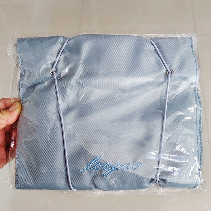Detachable Handheld Cosmetic Bag, Foldable Organizer with 4 Mesh Zip Pouches, 24×15×1.5 cm