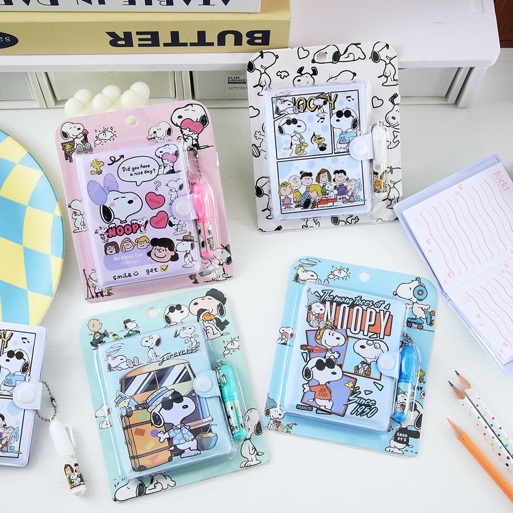 Caricatura perrito Nubi cuaderno de bolas cuaderno de línea horizontal blanco cuaderno de cuadernos adorable niña cuaderno de notas papelería