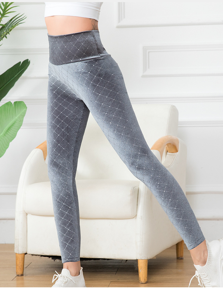 Casual nauwsluitende legging voor dames, joggingbroek met negen pijpen, hoge taille, yogabroek_voghion.com