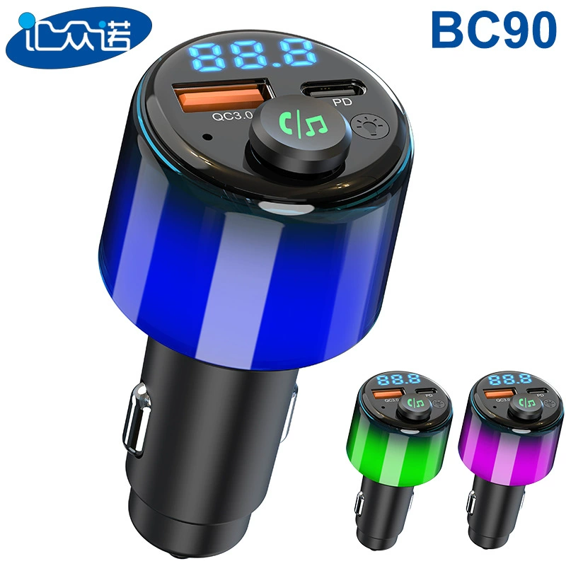 BC90 автомобильный mp3 плеер Bluetooth PD30W/QC3.0 быстрая зарядка автомобиля fm FM-передатчик для автомобиля mp3