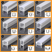 铝合金灯槽嵌入式u型灯带卡槽线形明装线性灯条led线条灯槽铝槽灯