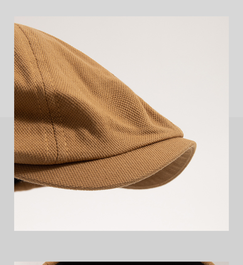 Nuovo cappello giapponese retrò, berretto reversibile a becco d'anatra per uomo, cappello da giornalaio color cachi, basco alla moda, cappello da pittore_voghion.com