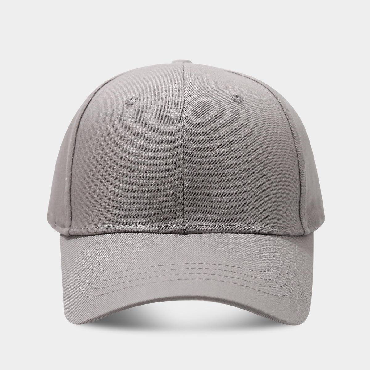 Primavera y verano al aire libre sombrero de protección solar sombrero de color sólido simple sombrero de béisbol casual duro mostrando cara pequeño sombrero de lengua de pato para hombres y mujeres