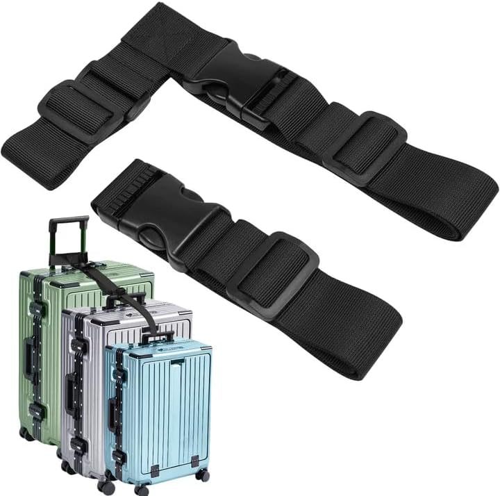 in stock Hot-selling Luggage Accessories Luggage Connecting Strap T-shaped Luggage Connecting Strap Adjustable Packing Strap