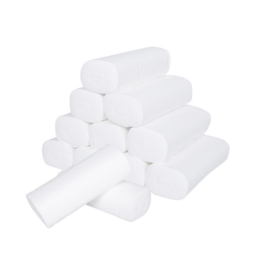 Vinda Household Toilet Paper, 1800g 12 Rolls, V4492, 4-Ply Soft and Hygienic Toilet Paper, Solid Core Short Rolls