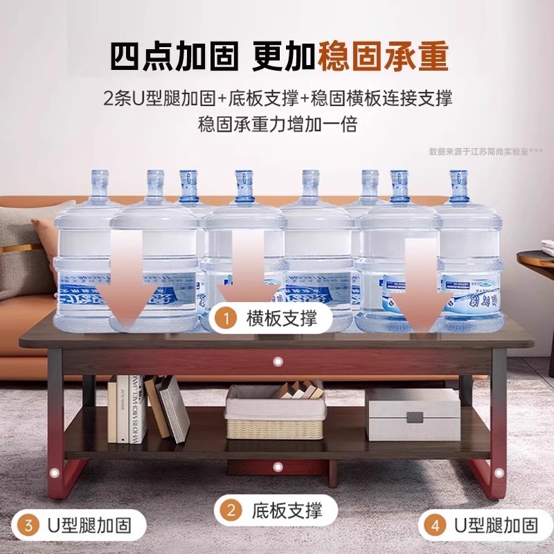 Mesa de centro, mesa pequeña, sala de estar, sofá doméstico, mesa lateral, apartamento pequeño moderno simple, dormitorio de alquiler, mesa de té simple