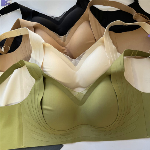 W6006!  !  Summer non-wired small breast push-up bra tube top with scars soft support adjustable underwear for women
