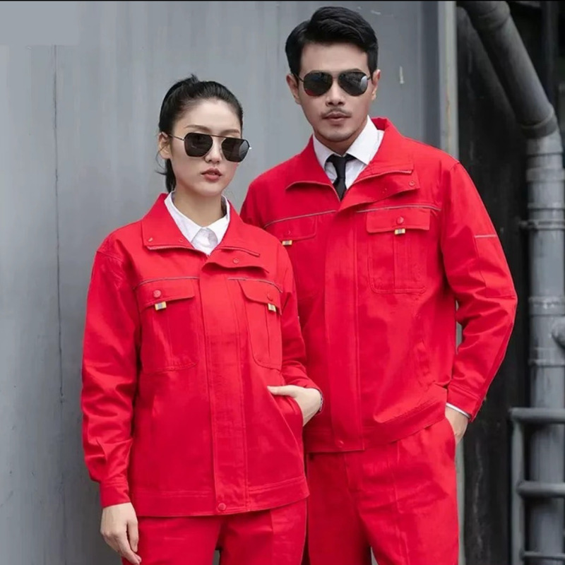 春秋工作服劳保工作服套装劳保工作服焊工车间男女同款工装制服|undefined