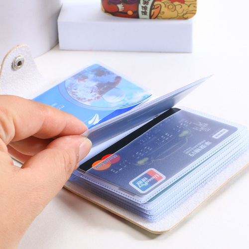 Cartoon card holder wholesale creative color card holder card holder multi-card slot full color advertising