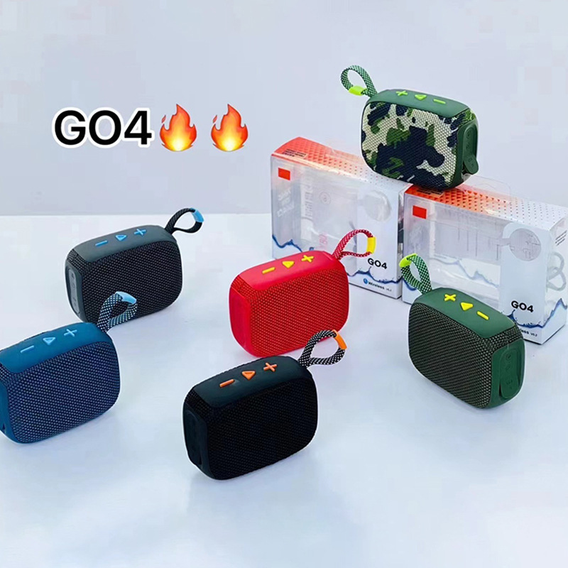 Comercio exterior transfronterizo nuevo audio Bluetooth inalámbrico GO4 subwoofer portátil para exteriores tarjeta de alta calidad audio pequeño