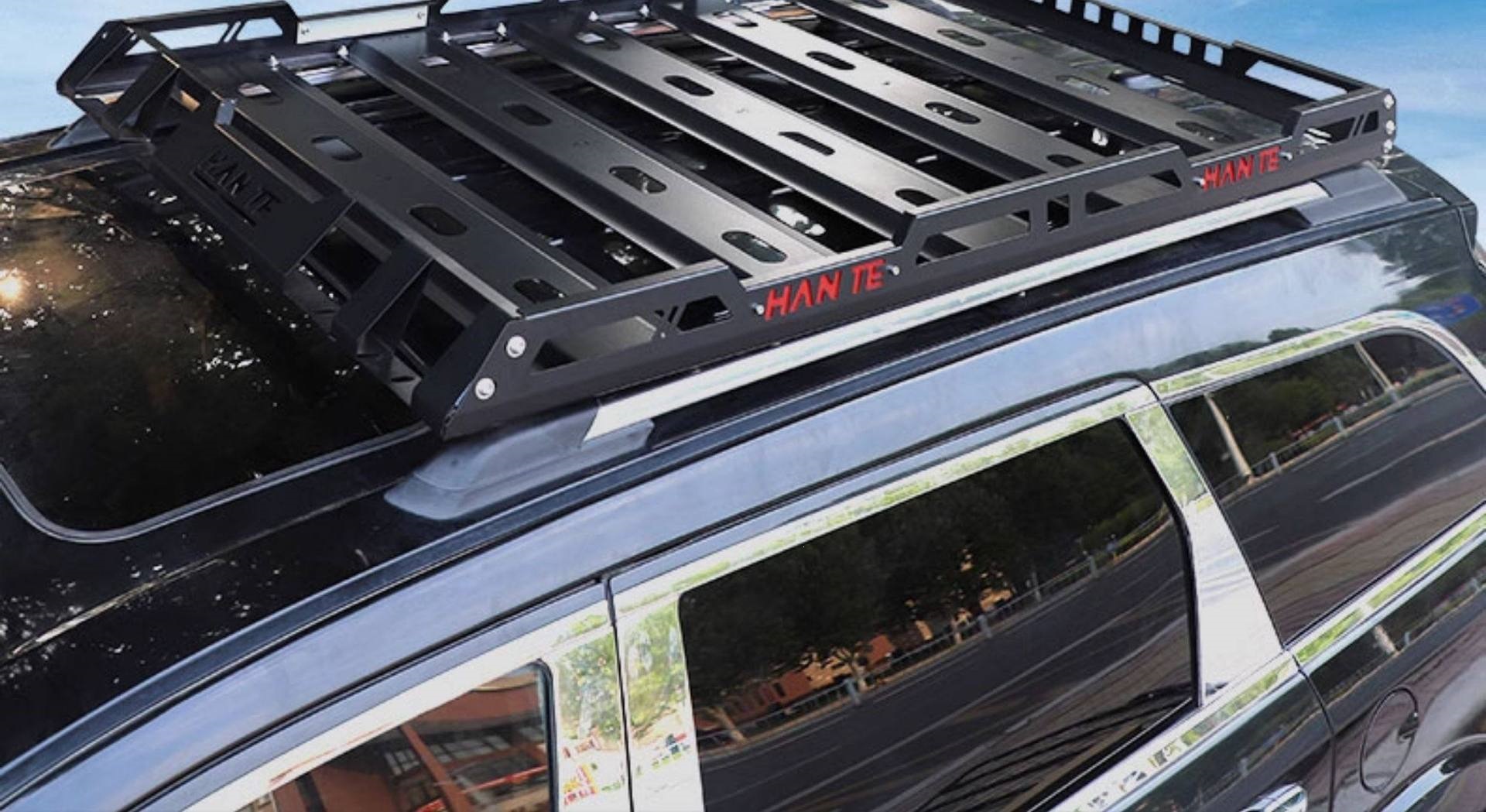 Suitable for Toyota Prado, Nissan Patrol Y62, Toyota Sienna, Tank 300 Car Roof Luggage Rack Frame Side Tent Canopy