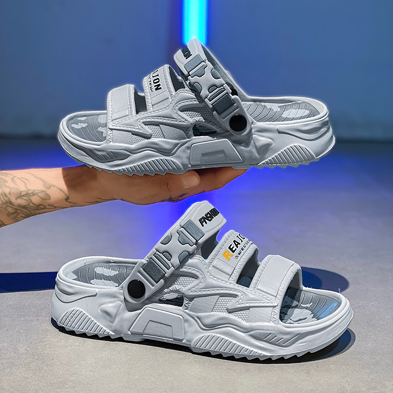 Sandalias transfronterizas para hombres Sandalias de playa de ocio antideslizantes para exteriores de verano