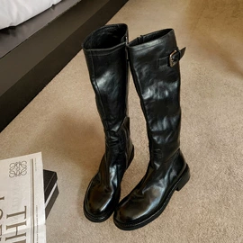 女式皮靴;厚底拖鞋;平底拖鞋