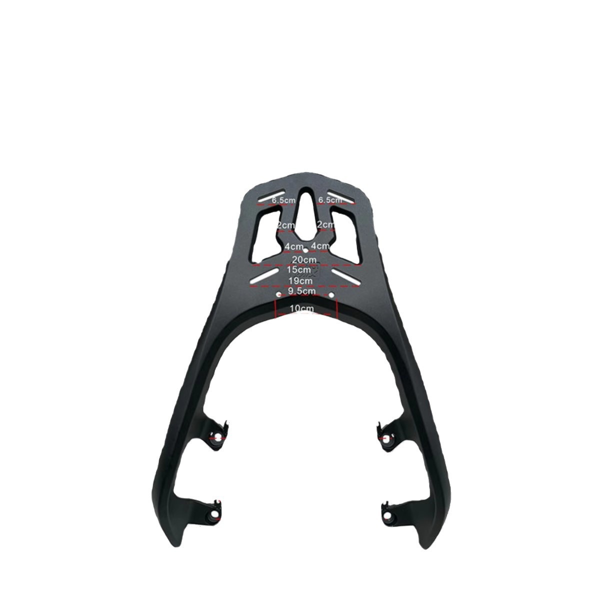 Aplicable a Yamaha XNMAX300 tailgate integrado aleación de aluminio modificado tailgate estante trasero tailgate estante de equipaje