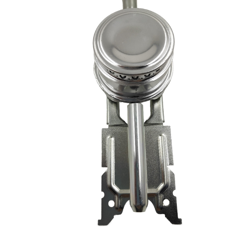 Cubierta superior y cubierta inferior de aluminio y tubo de guía de gas de hierro y tubo de aluminio eléctrico combustor de soldadura de aluminio en forma especial conjunto de rejilla de fuego gas de estufa image 4