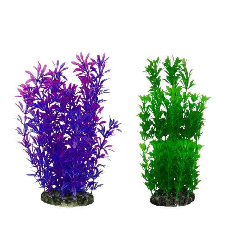 Acuario paisaje decoración planta simulación plantas acuáticas pecera decoración pecera plástico plantas acuáticas algas mixtas hierba traje