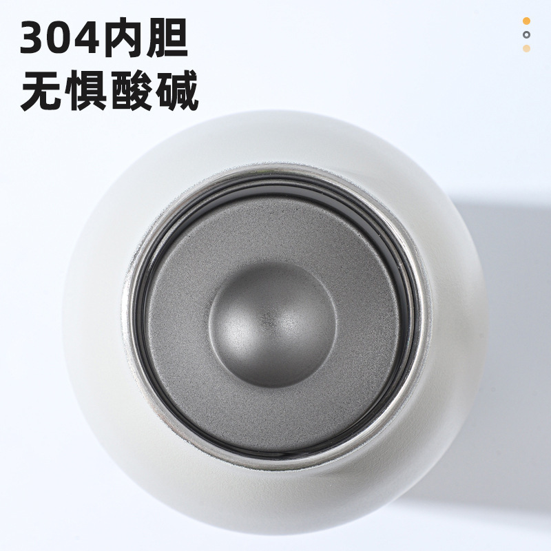 新しいオワラ魔法瓶カップ、高品質のステンレス製ダブルドリンクカップ、マカロンカラーハンドルカップ、アウトドアスポーツウォーターボトル|undefined