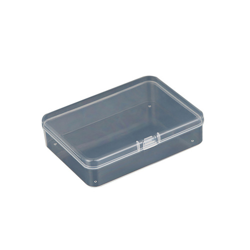 Transparent Storage Box with Thickened PP Material, Rectangle Plastic Box, Small Parts and Tools Organizer, Storage Container, Empty Stationery Box