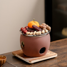 跨境围炉煮茶小碳炉家用室内户外陶瓷烧烤炉边炉网红烤火炉子木炭