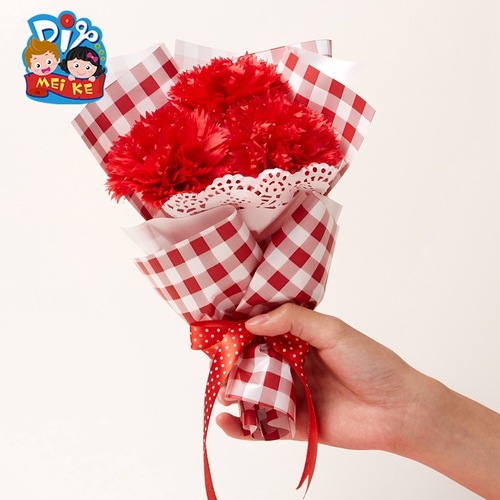 Mother's Day Carnation Bouquet Toy Handmade DIY Material Package Blessing Gift Wholesale Send Mom Toys