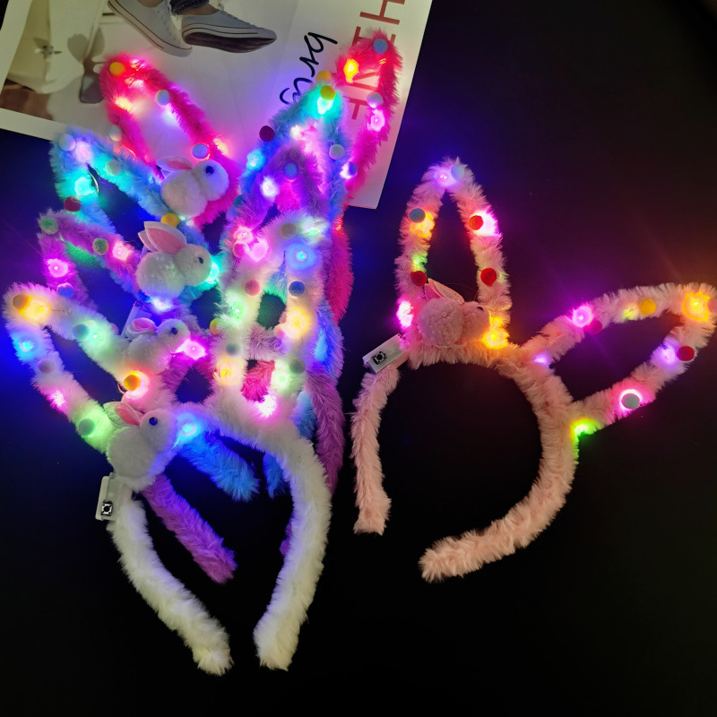 Barra de luz Concierto Estrella de cinco puntas Estrella brillante Diadema luminosa azul Barra de luz intermitente Accesorios de apoyo para la fiesta