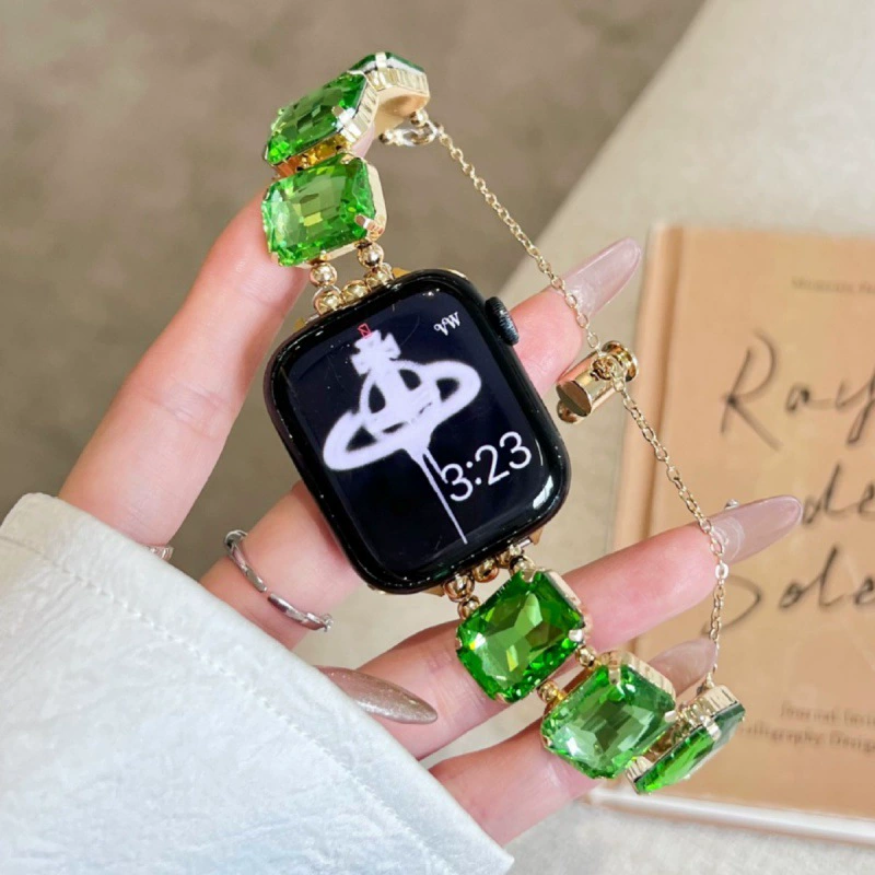 Наручное украшение в виде браслета-ремня большого камня, подходит для Apple Watch iWatch 98 поколения 765 работников