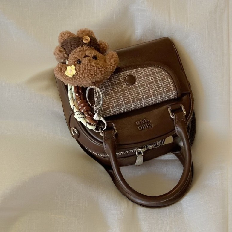 Southern Wind chio2nd Happy College Pillow Pack 2024 nuevo bolso de fuego súper pequeño bolso de otoño e invierno bolso de hombro único para mujeres